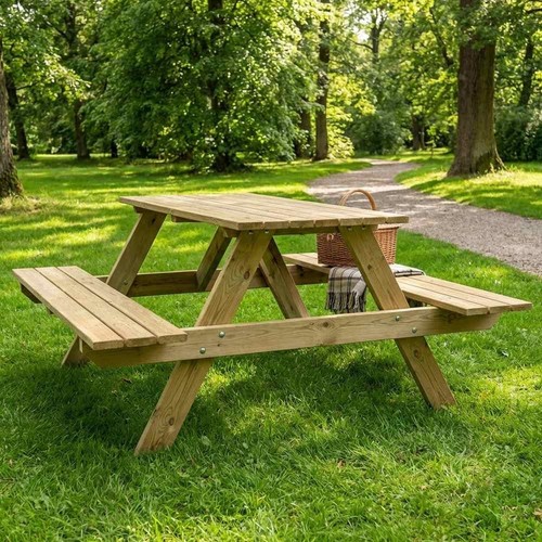 Tavolo picnic legno - picnic, in