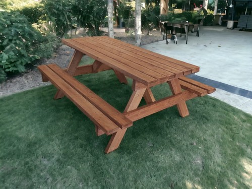 Tavolo picnic set birreria - picnic, in